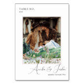 Mountain Wildflower | Fototabel nummer Kaart (Voorkant)