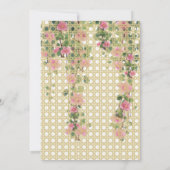 Mountain Wildflower Garden Wedding Invitation Kaart (Achterkant)