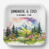 Mountain Wildflower in de buitenlucht Papieren Bordje (Voorkant)