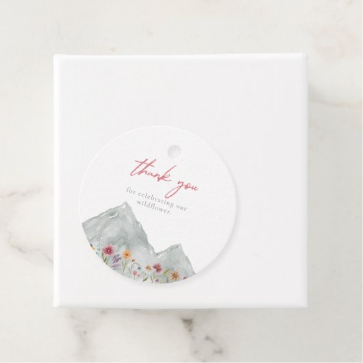 Mountain Wildflower Label (In situ)