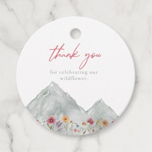 Mountain Wildflower Label (Voorkant)