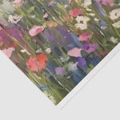 Mountain Wildflower Landscape Textured Decoupage Tissuepapier (Detail)