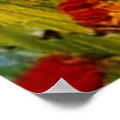 Mountain Wildflower Landschap - Poster (Hoek)