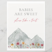 Mountain Wildflower Treat teken (Voorkant)