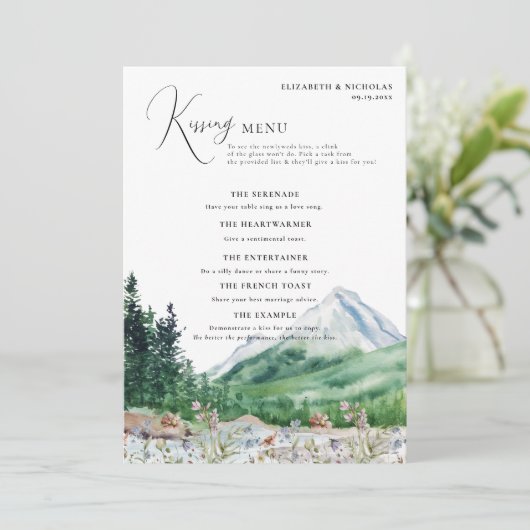 Mountain Wildflower | Weddenrenspel (Staand voorkant)