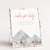 Mountain Wildflower wensen voor Baby Sign