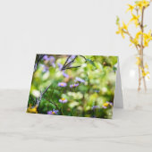Mountain Wildflowers Kaart (Gele Bloem)