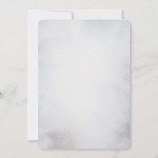 Mountain Winter Holiday Wedding Bewaar de datum Save The Date (Achterkant)