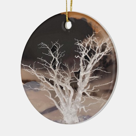 MOUNTAIN WINTER KERAMISCH ORNAMENT (Links)