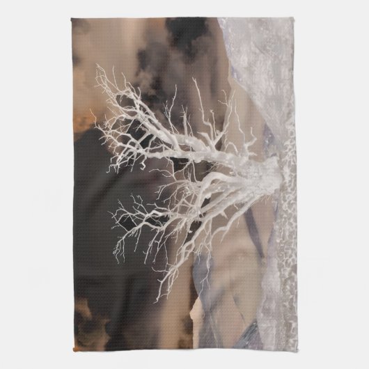 MOUNTAIN WINTER THEEDOEK (Verticaal)