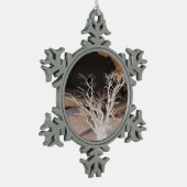 MOUNTAIN WINTER TIN SNEEUWVLOK ORNAMENT (Links)