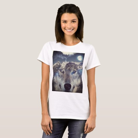 Mountain Wolf T-shirt (Voorkant volledig)