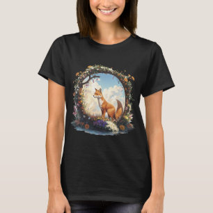 Mountain Woodland Dieren Fox Natuur T-shirt