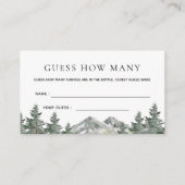 Mountain Woodland weet hoeveel game Informatiekaartje (Voorkant)