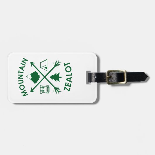Mountain Zealot Bagagelabel (Voorkant horizontaal)