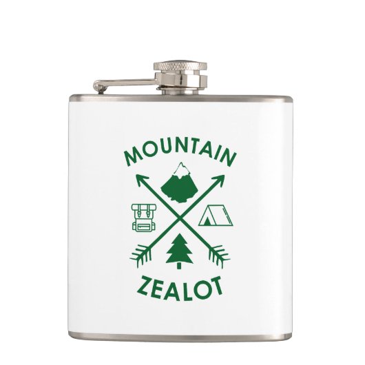 Mountain Zealot Heupfles (Voorkant)