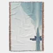 Mountain Zen Vreedzame Meditatie Ontwerp Deken (Voorkant Verticaal)