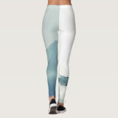 Mountain Zen Vreedzame Meditatie Ontwerp Leggings (Achterkant)