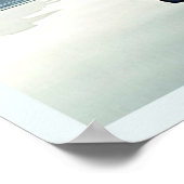 Mountain Zen Vreedzame Meditatie Ontwerp Poster (Hoek)
