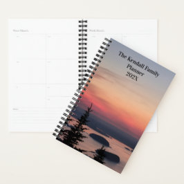 Mountain Zonsopgang Planner