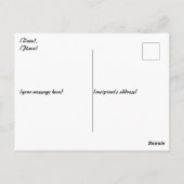 Mountain Zwavel Crater Blue Pond Lijst Briefkaart (Achterkant)