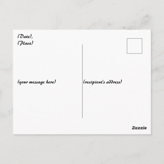 Mountain Zwavel Crater Blue Pond Lijst Briefkaart (Achterkant)