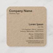 mountainbiekwiel vierkante visitekaartje (Achterkant)