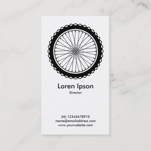 mountainbiekwiel visitekaartje (Achterkant)