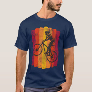 Mountainbike 90s MTB Retro Zonsondergang Vet Bike T-shirt