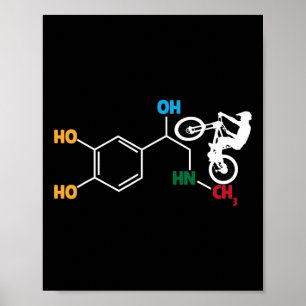 Mountainbike Adrenaline Formule Downhill Fietsen M Poster