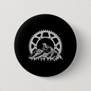 Mountainbike-apparatuur Retro Vintage Fiets Bike R Ronde Button 5,7 Cm