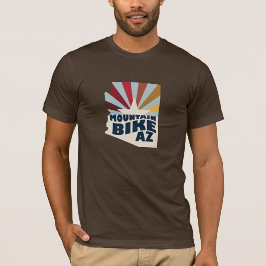 Mountainbike Arizona T-shirt (Voorkant)