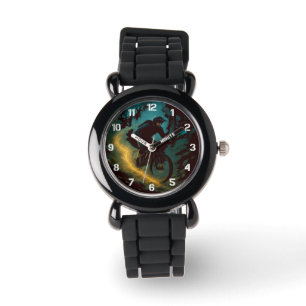 Mountainbike Avonturen Trail Ontwerp Horloge