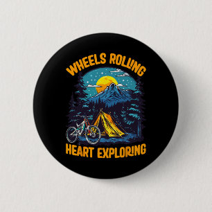 Mountainbike-avontuur Kampeerwielen Rollen E Ronde Button 5,7 Cm