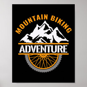 Mountainbike-avontuur Mtb-fietsen Poster