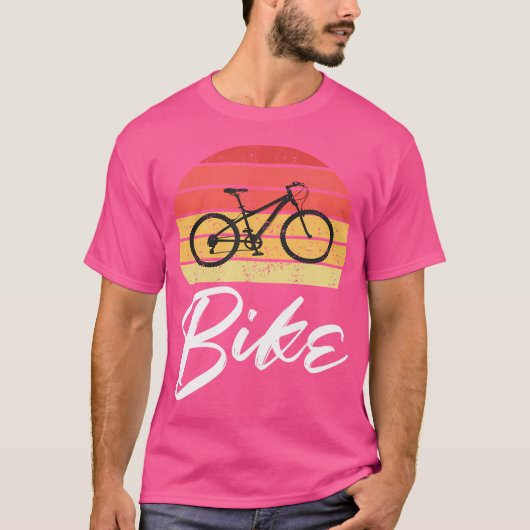 Mountainbike BMX Fietsen T-shirt (Voorkant)