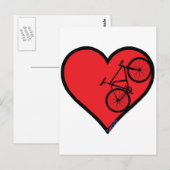 mountainbike briefkaart (Voorkant / Achterkant)