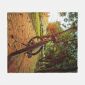 mountainbike-cadeaus fleece deken (Voorkant (Horizontaal))