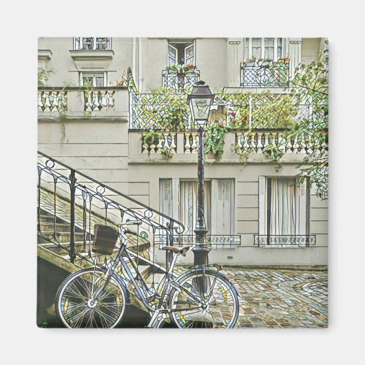 mountainbike-cadeaus magneet (Voorkant)