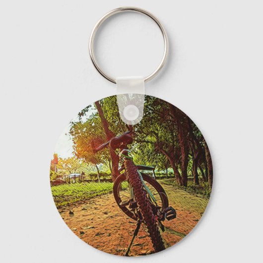 mountainbike-cadeaus sleutelhanger (Voorkant)