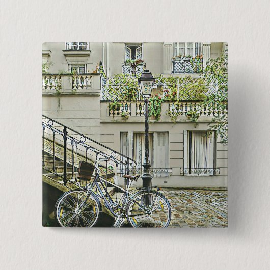 mountainbike-cadeaus vierkante button 5,1 cm (Voorkant)