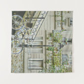 Mountainbike cadeaus wandkleed (Voorkant (horizontaal))