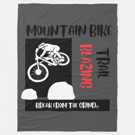 Mountainbike-deken Fleece Deken (Voorkant)