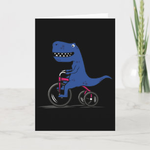 Mountainbike Dinosaur . Mtb Biking T-shirt Kaart