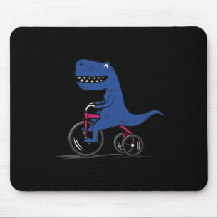 Mountainbike Dinosaur . Mtb Biking T-shirt Muismat