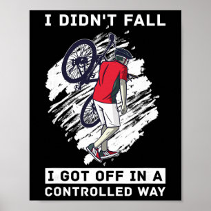 Mountainbike Downhill Bikers - Fiets Mountainbiken Poster