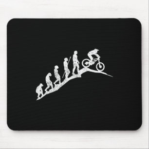 Mountainbike downhill evolutie Mtb fietsen Grappig Muismat