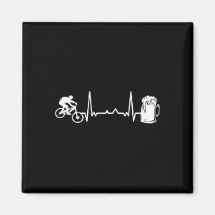 Mountainbike Downhill - Hartslag Ekg Fiets Mountai Magneet