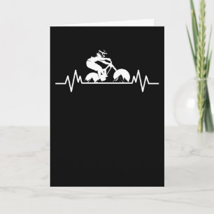 Mountainbike Downhill Hartslag Fun Fiets Cadeau Kaart