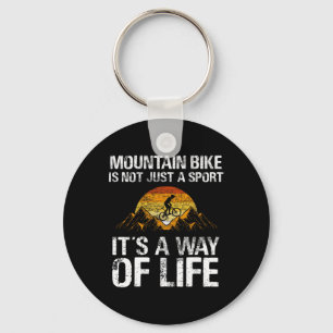 Mountainbike downhill - mountainbiken Mtb Sleutelhanger